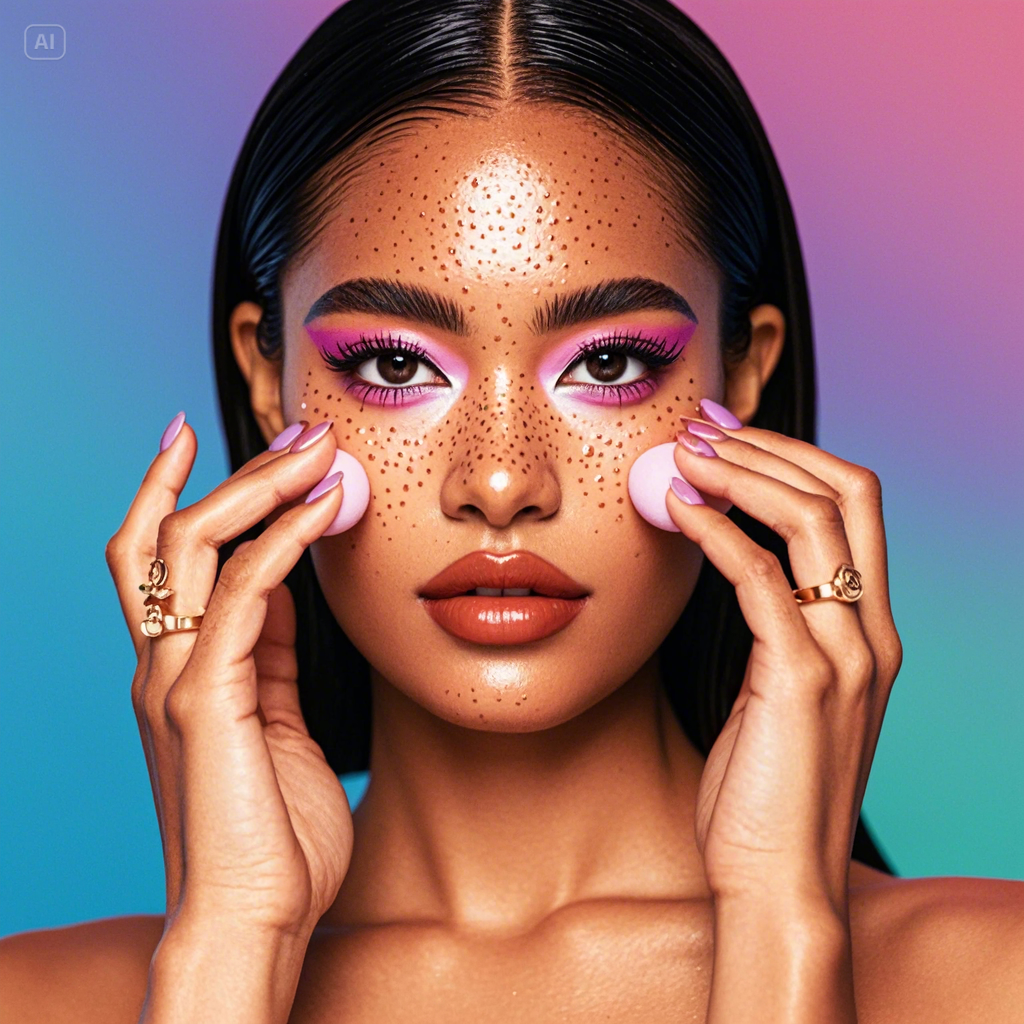 2025 Makeup Trends: From Glass Skin to Faux Freckles