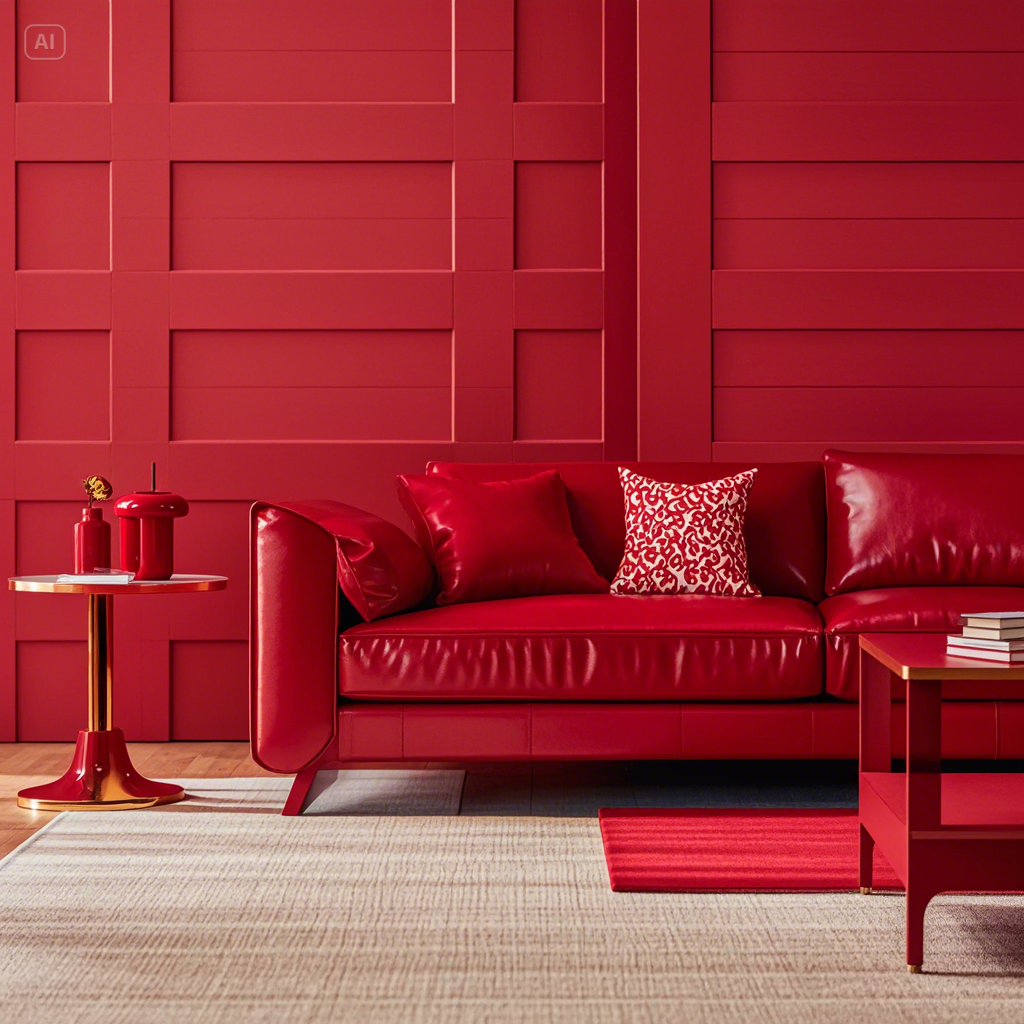 Cherry Red Accents: Adding Vibrancy with the Color of the Year